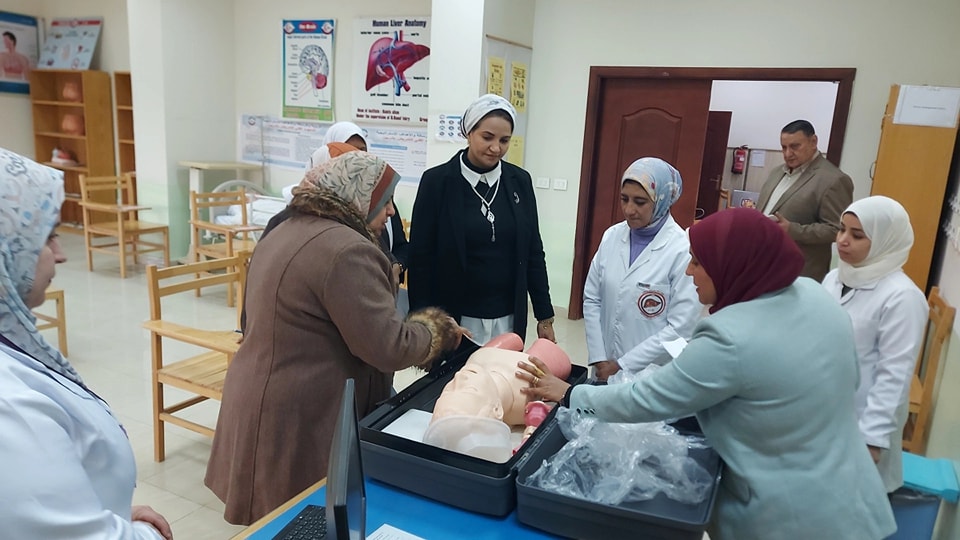 زيارة تفقدية من من قِبل اللجنة الفنية المنبثقة من لجنة قطاع التمريض